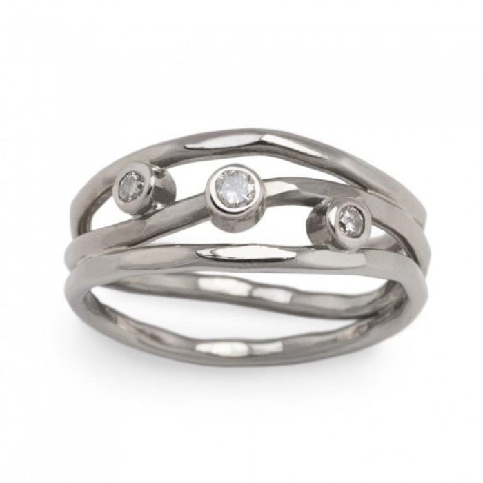 SG7 Jewellery diamond poem ring