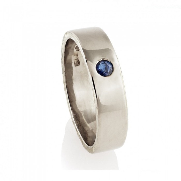 SG7 Jewellery sapphire crown wedding ring